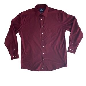 Stafford Tailored Culture Travel Easy-care Broadcloth Shirts Men's Sz 16.5/34-35